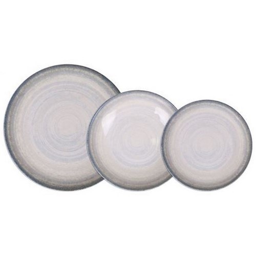VAJILLA SANTA CLARA OCEAN 18 PIEZAS PREMIUM IVORY